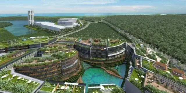 LOTE FRENTE A LAGO EN PUERTO CANCÚN